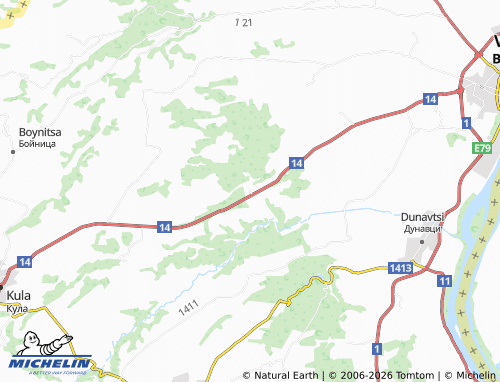MICHELIN Voynitsa map - ViaMichelin