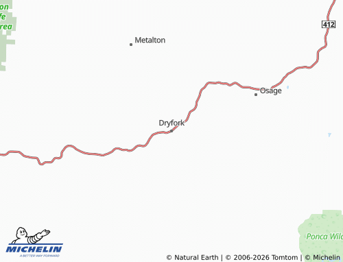Carte MICHELIN Dryfork - ViaMichelin