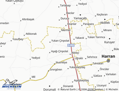MICHELIN Karatepe map - ViaMichelin