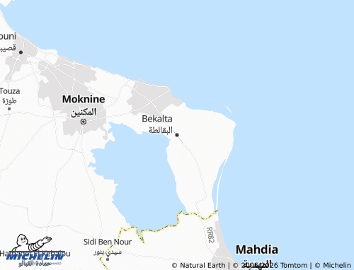 Mapa MICHELIN al-Baqalitah - ViaMichelin