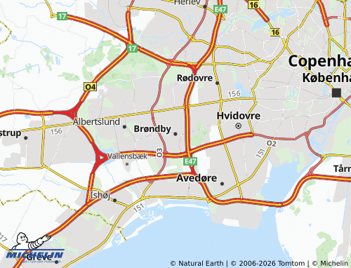 Carte MICHELIN Brøndby - ViaMichelin