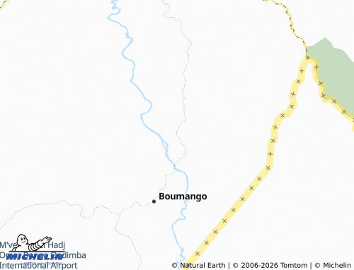 MICHELIN Mboua map - ViaMichelin