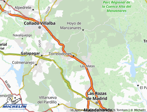 MICHELIN Torrelodones map - ViaMichelin