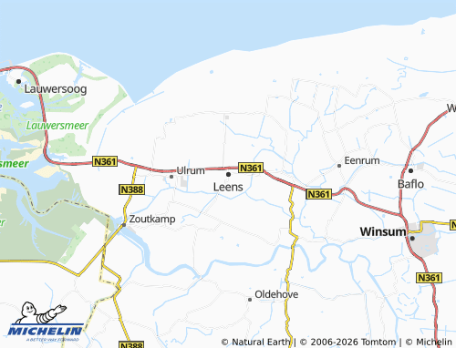 MICHELIN-Landkarte Leens - ViaMichelin