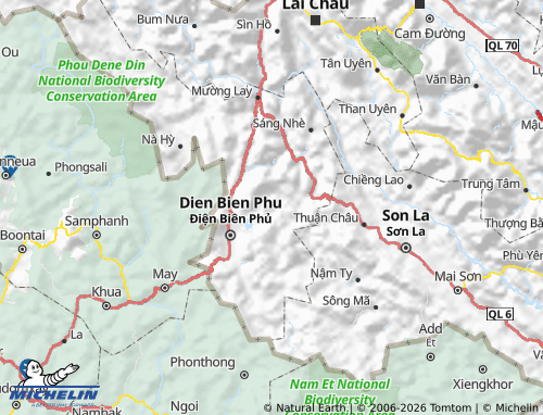 MICHELIN Mường Ảng map - ViaMichelin