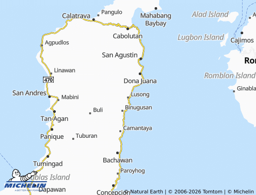 MICHELIN Lusong map - ViaMichelin