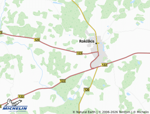 Mappa MICHELIN Kavoliškis - ViaMichelin