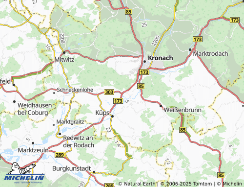 MICHELIN Johannisthal map - ViaMichelin