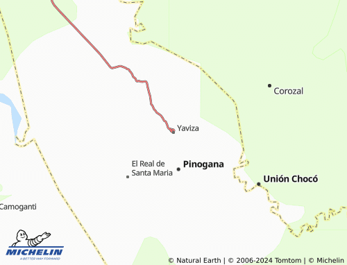 MICHELIN Yaviza map - ViaMichelin