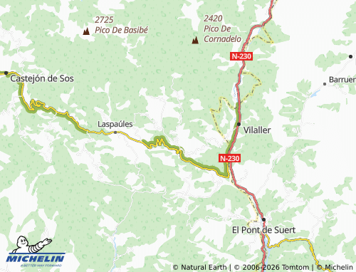 Kaart MICHELIN Benifons - ViaMichelin