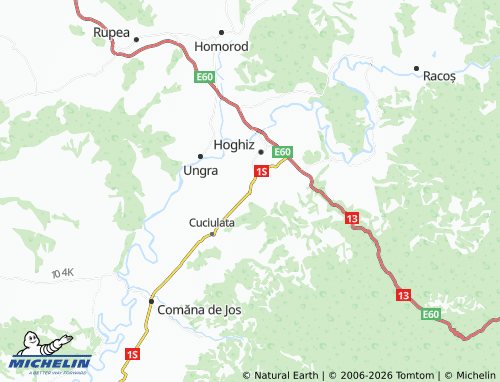 MICHELIN Fântâna map - ViaMichelin