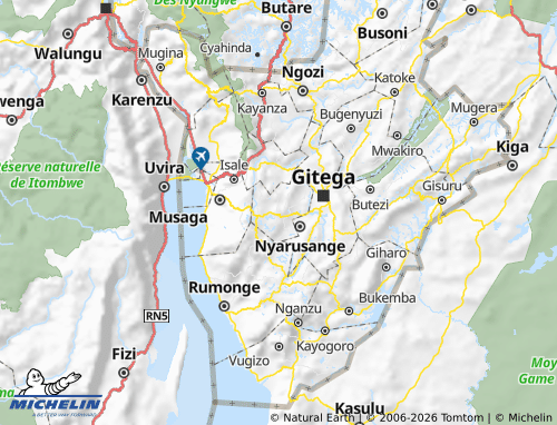 Mapa MICHELIN Kayokwe - ViaMichelin