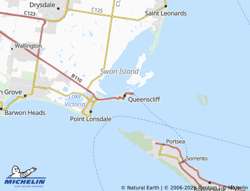 MICHELIN Queenscliff map - ViaMichelin