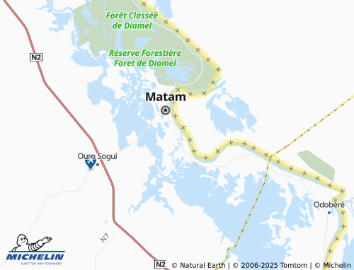 Mapa MICHELIN Navel - ViaMichelin