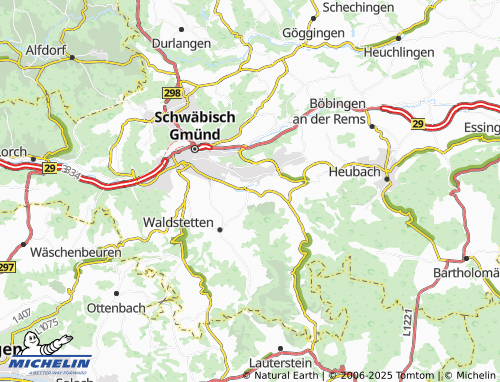 MICHELIN Unterbettringen map - ViaMichelin
