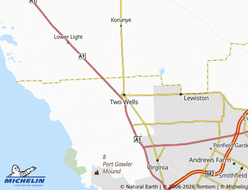 MICHELIN Two Wells map - ViaMichelin