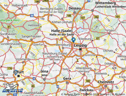 MICHELIN Saalekreis map - ViaMichelin