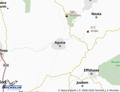 Mapa MICHELIN Agona - ViaMichelin