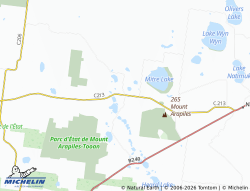 MICHELIN Mitre map - ViaMichelin