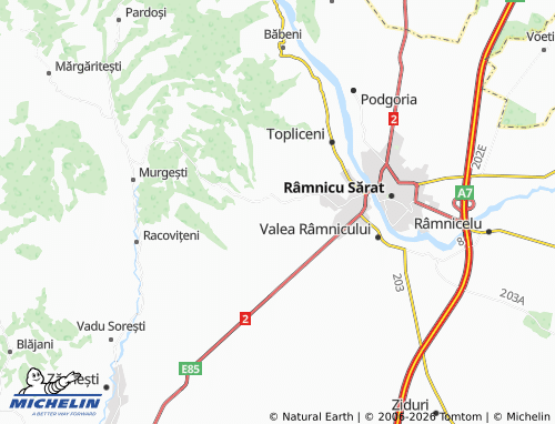 Mapa MICHELIN Grebănu - ViaMichelin