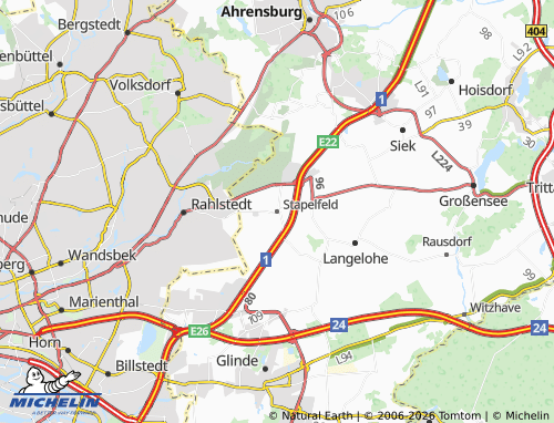 Mappa MICHELIN Stapelfeld - ViaMichelin