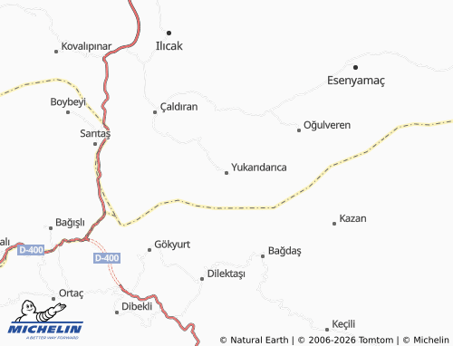 Mappa MICHELIN Yukarıdarıca - ViaMichelin