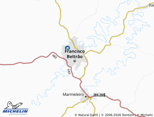 Mapa MICHELIN Presidente Kennedy - ViaMichelin