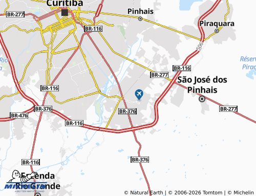 Carte MICHELIN Águas Belas - ViaMichelin