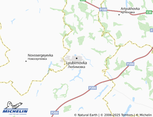 Carte MICHELIN Lyubimovka - ViaMichelin