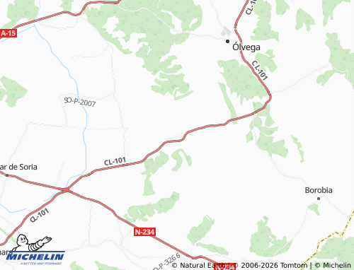 MICHELIN Noviercas map - ViaMichelin