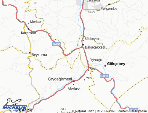 MICHELIN Örmeci map - ViaMichelin