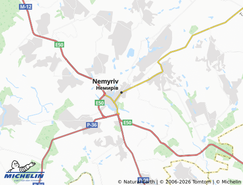 Mappa MICHELIN Nemyriv - ViaMichelin