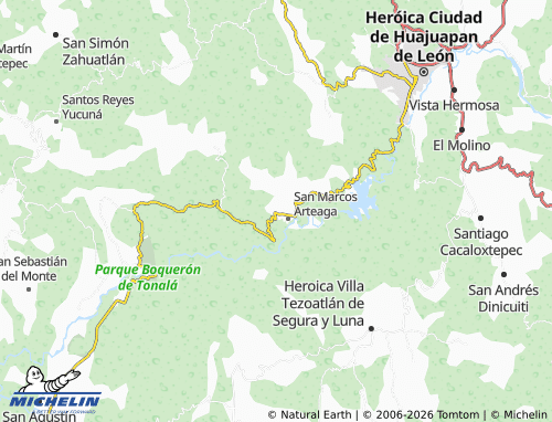 Mapa MICHELIN Tierra Blanca - ViaMichelin