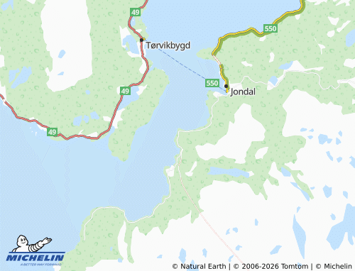 MICHELIN Belsnes map - ViaMichelin