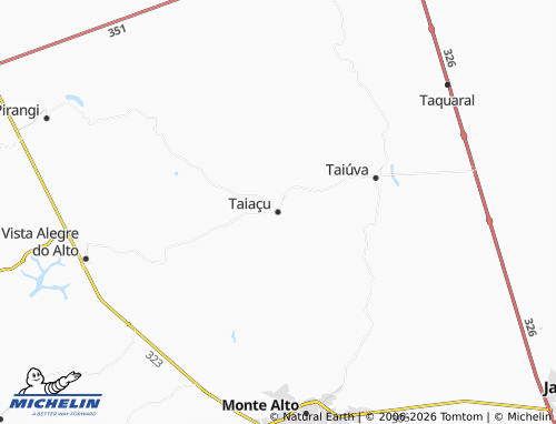 Mapa MICHELIN Taiaçu - ViaMichelin
