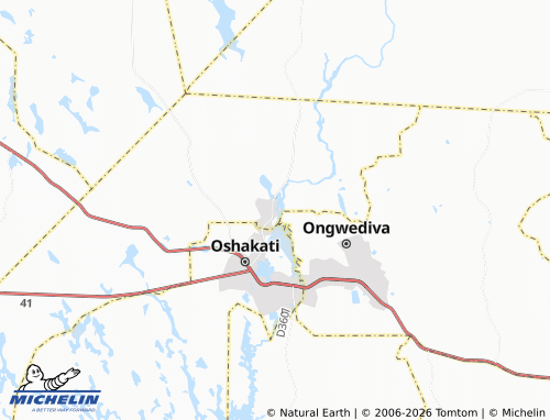 MICHELIN-Landkarte Okatana - ViaMichelin