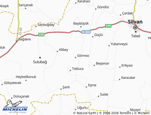 MICHELIN Görmez map - ViaMichelin