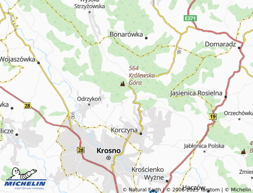 MICHELIN-Landkarte Podzamcze - ViaMichelin