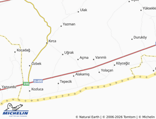 Mappa MICHELIN Açma - ViaMichelin
