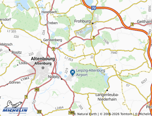 MICHELIN Bocka map - ViaMichelin