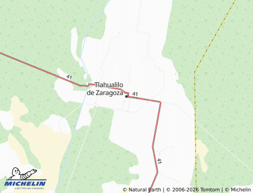 MICHELIN Tlahualilo de Zaragoza map - ViaMichelin