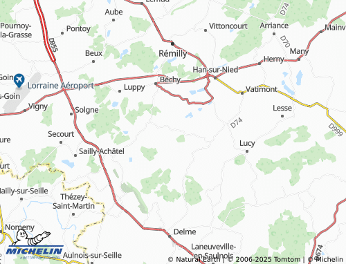 MICHELIN-Landkarte Thimonville - ViaMichelin