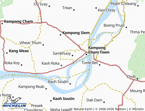 Mapa MICHELIN Samkhuoy - ViaMichelin