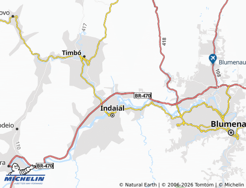 Mappa MICHELIN Encano do Norte - ViaMichelin