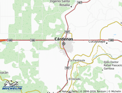 MICHELIN Campamento Sarh map - ViaMichelin