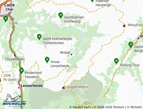 Kaart MICHELIN Arosa - ViaMichelin