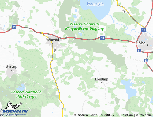 Carte MICHELIN Hemmestorps Fure - ViaMichelin