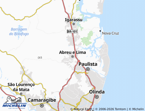 Carte MICHELIN Planalto - ViaMichelin