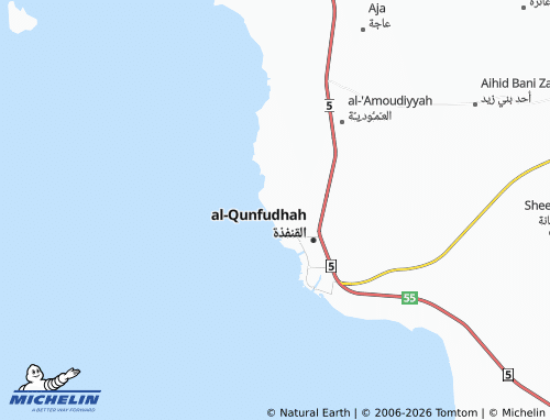 Carte MICHELIN al-Sahil - ViaMichelin