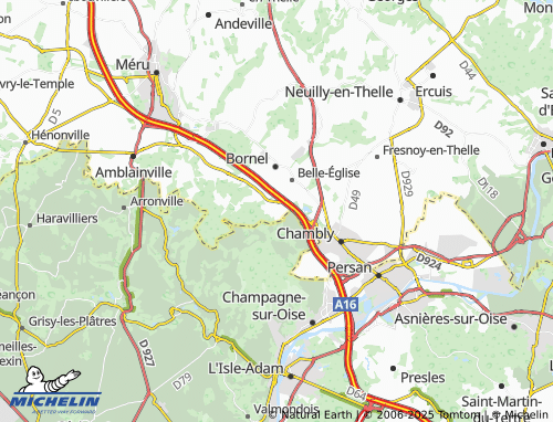 Carte MICHELIN Gandicourt - ViaMichelin